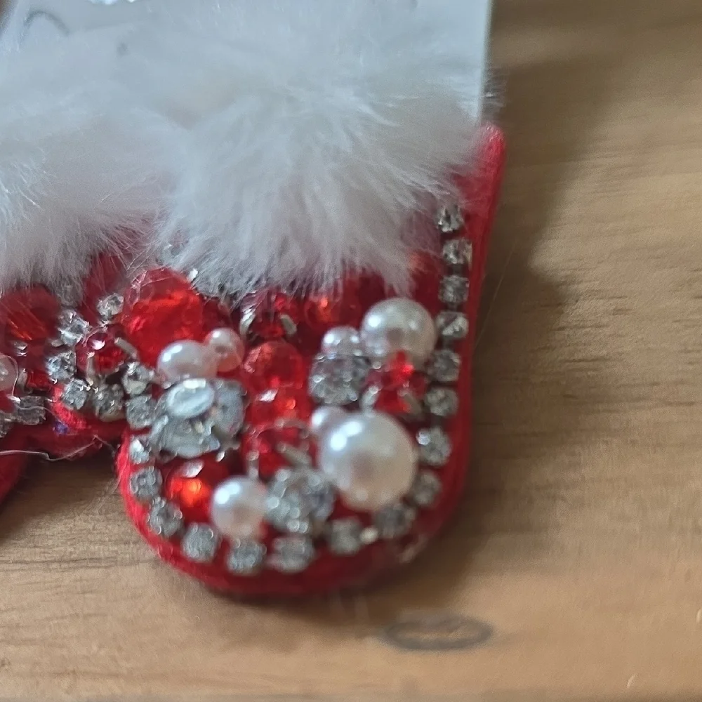 Claire's Chritmas Festive Pom-Pom Earrings🌲